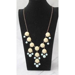 Very Chic Antiqued Bib Necklace Has An Antiqued Copper Chain N71